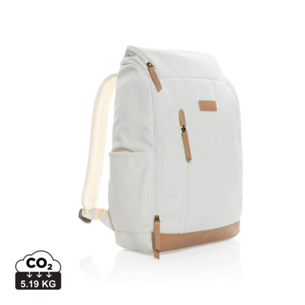 Impact AWARE™ 16 oz. recycled canvas 15' laptop backpack