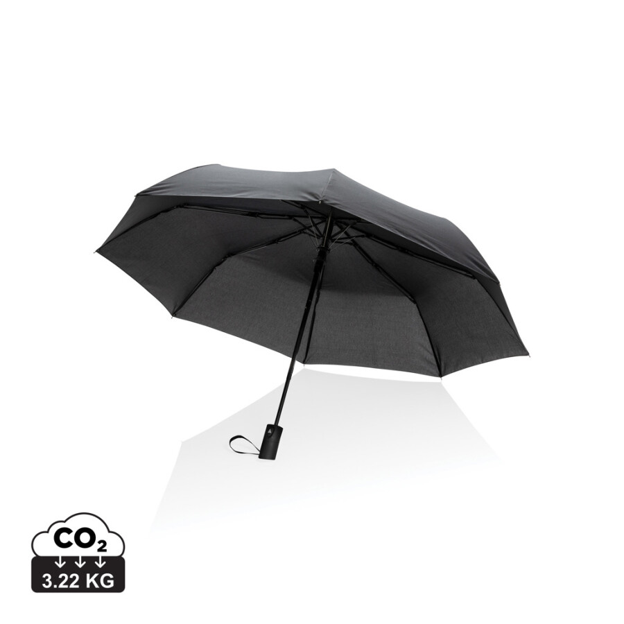 21' Impact AWARE™ RPET 190T mini auto open umbrella