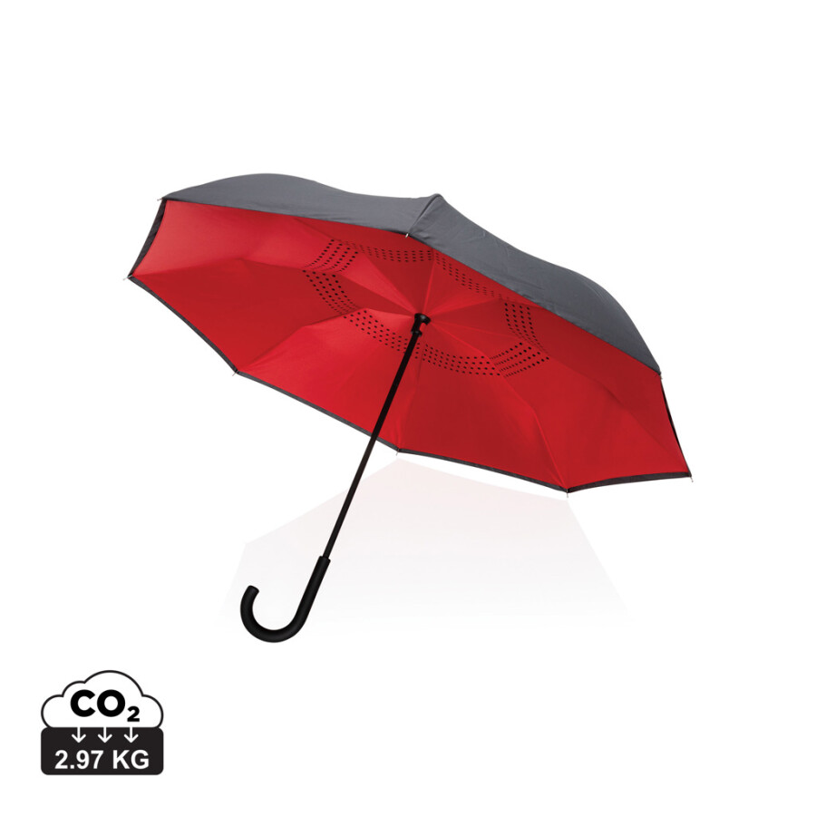 23' Impact AWARE™ RPET 190T reversible umbrella