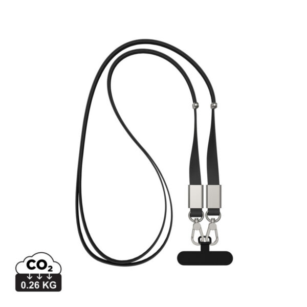 Nivo RCS recycled PET Crossbody lanyard