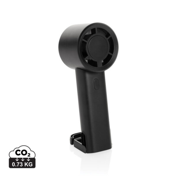 Twist RCS recycled plastic re-chargeable portable fan